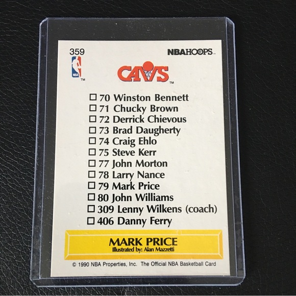 NBA HOOPS #359 MARK PRICE CARD (1990) MINT - Picture 2 of 2